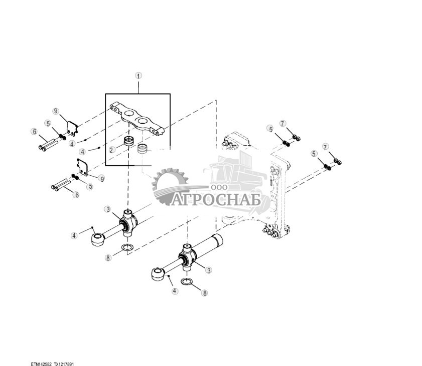 Цилиндры поворота и карданный сухарь (304845 - ) - ST866952 598.jpg